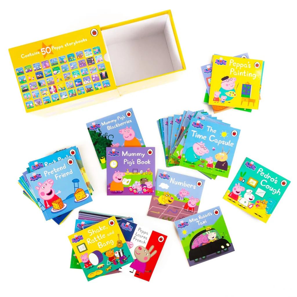 Peppa Pig: The Incredible Collection 50 Books Box Set (50 Storybooks Series 2) Paperback - Lets Buy Books