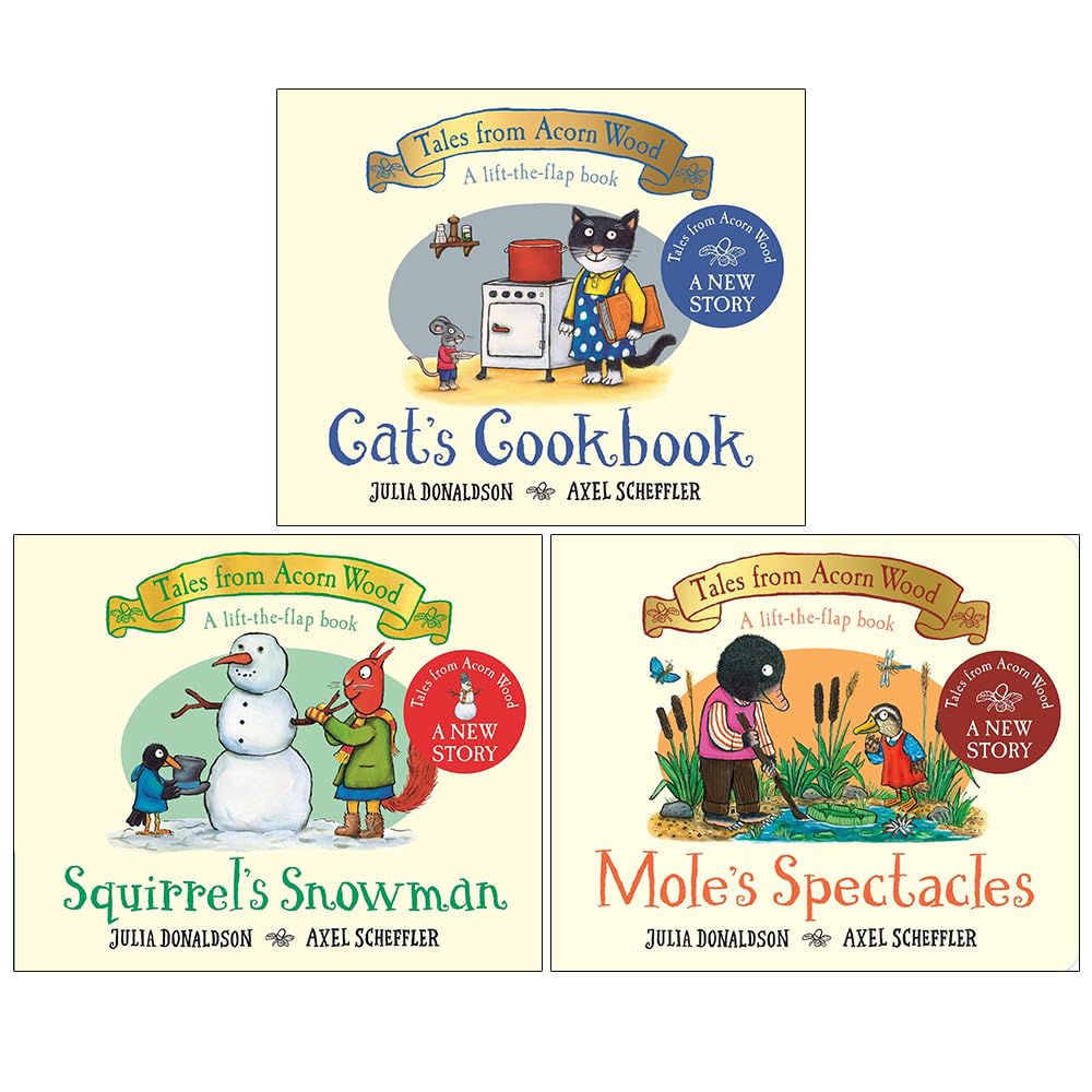 Acorn Wood by Julia Donaldson 3 Books Collection Set - Ages 3–7 - Board Book - Lets Buy Books