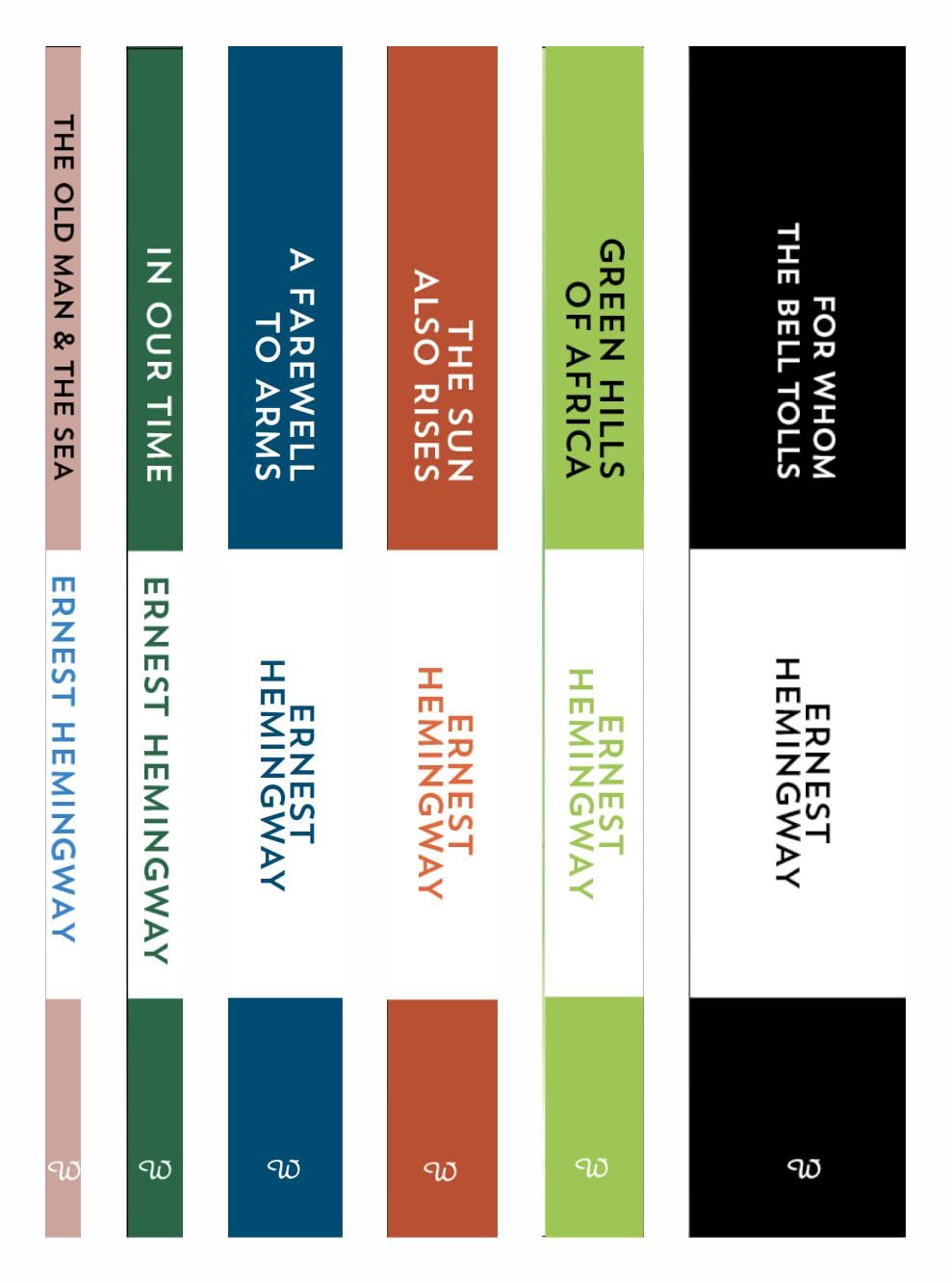 Ernest Hemingway Collection 6 Book Set (A Farewell To Arms, Green Hills Of Africa) - Lets Buy Books