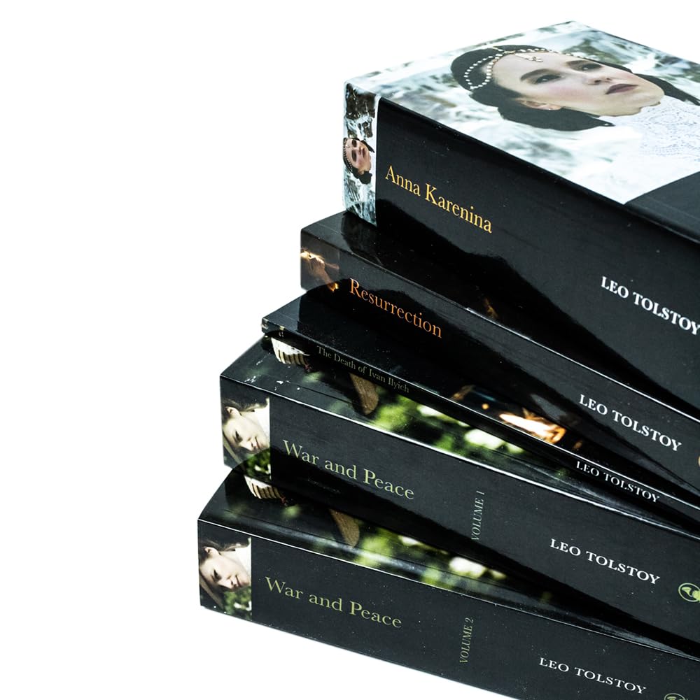 The Complete Novels of Leo Tolstoy Classic Stories 5 Books Collection Box Set (Resurrection, Anna Karenina, The Death of Ivan Ilyich) - Lets Buy Books