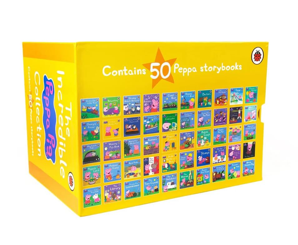 Peppa Pig: The Incredible Collection 50 Books Box Set (50 Storybooks Series 2) Paperback - Lets Buy Books