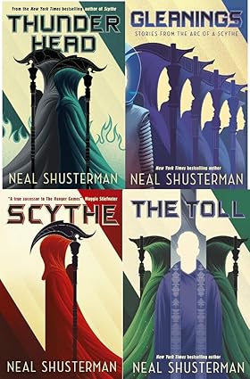 Arc of a Scythe Series 4 Books Collection Set Neal Shusterman Scythe Thunderhead - Lets Buy Books