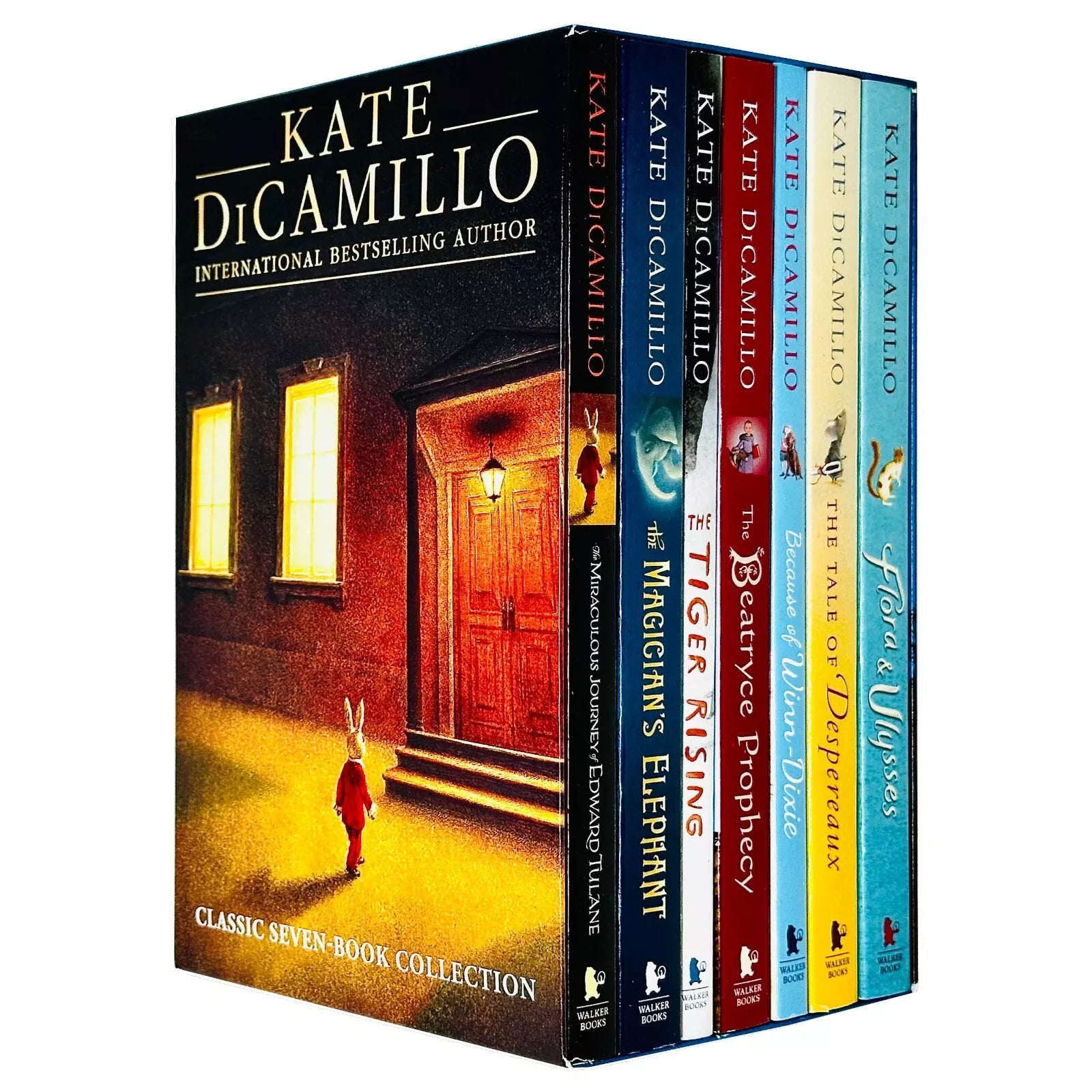 Kate Dicamillo Collection 7 Books Box Set Magician's Elephant, Tiger Rising, Flora & Ulysses - Lets Buy Books
