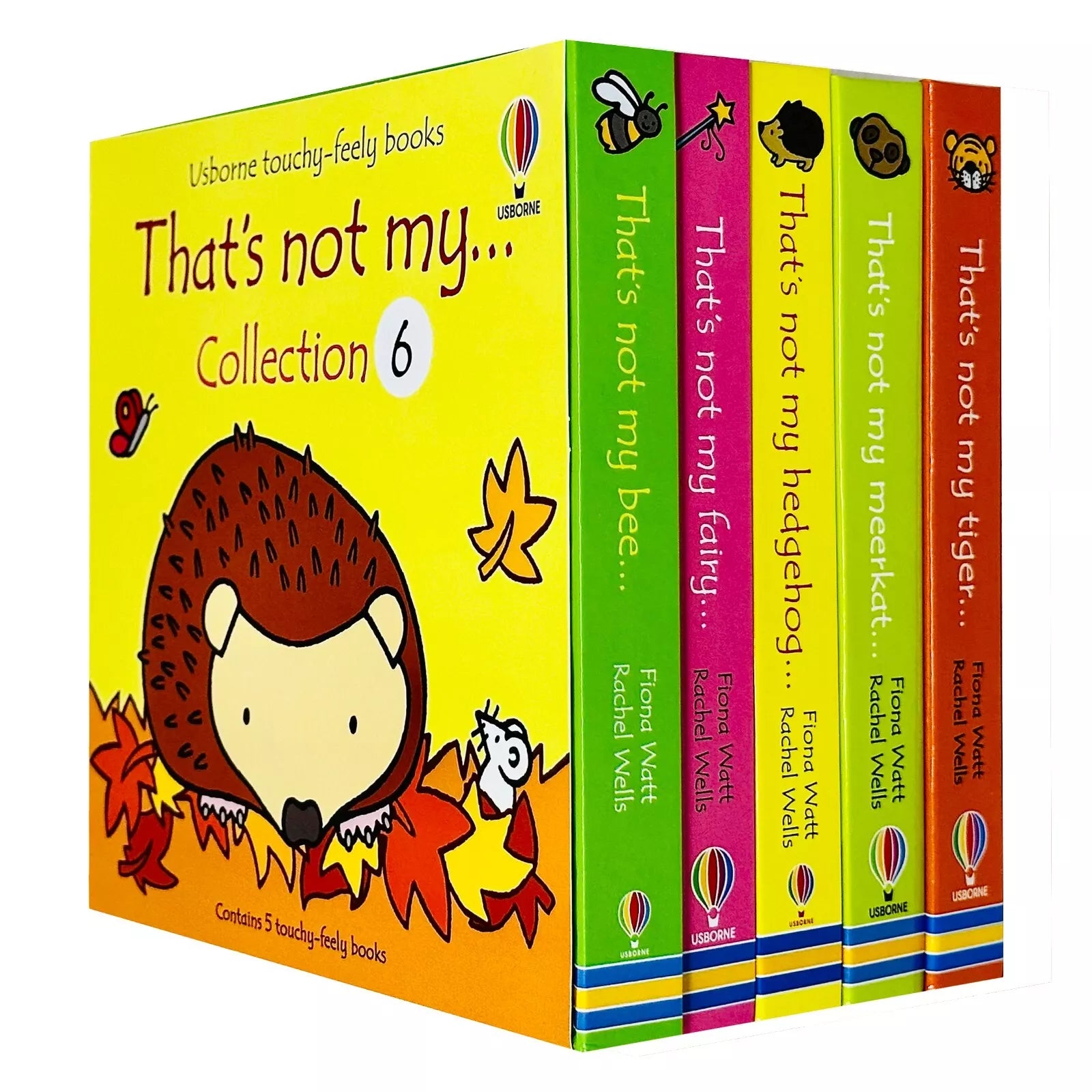 Usborne Touchy-feely books That's not My... Collection 6: 5 Books Set Bee, Fairy, Hedgehog - Lets Buy Books