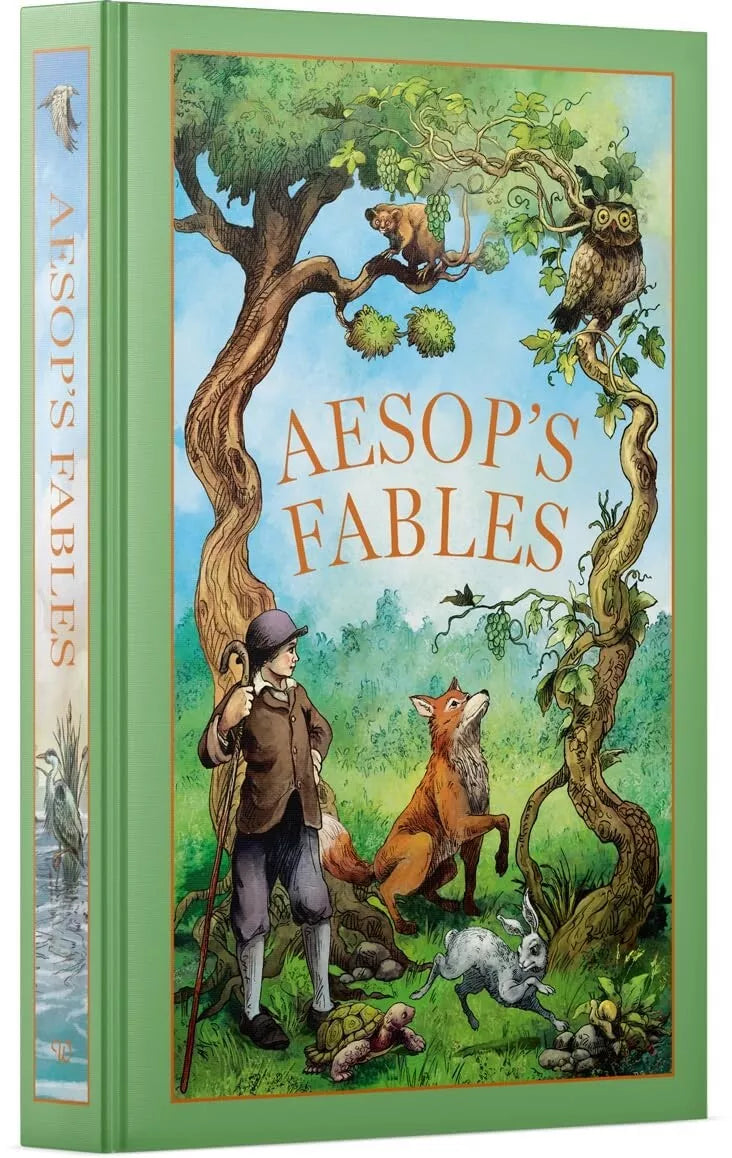 Aesop's Fables (Leather-bound) by Aesop Wilco International - Lets Buy Books