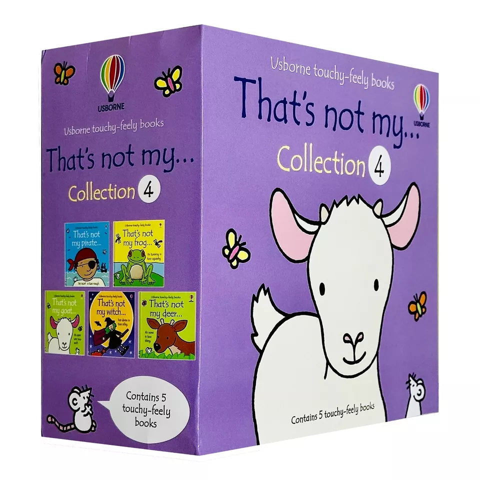 Usborne touchy-feely books That's not my... Collection 4: 5 Books Set Witch, Pirate, Goat - Lets Buy Books