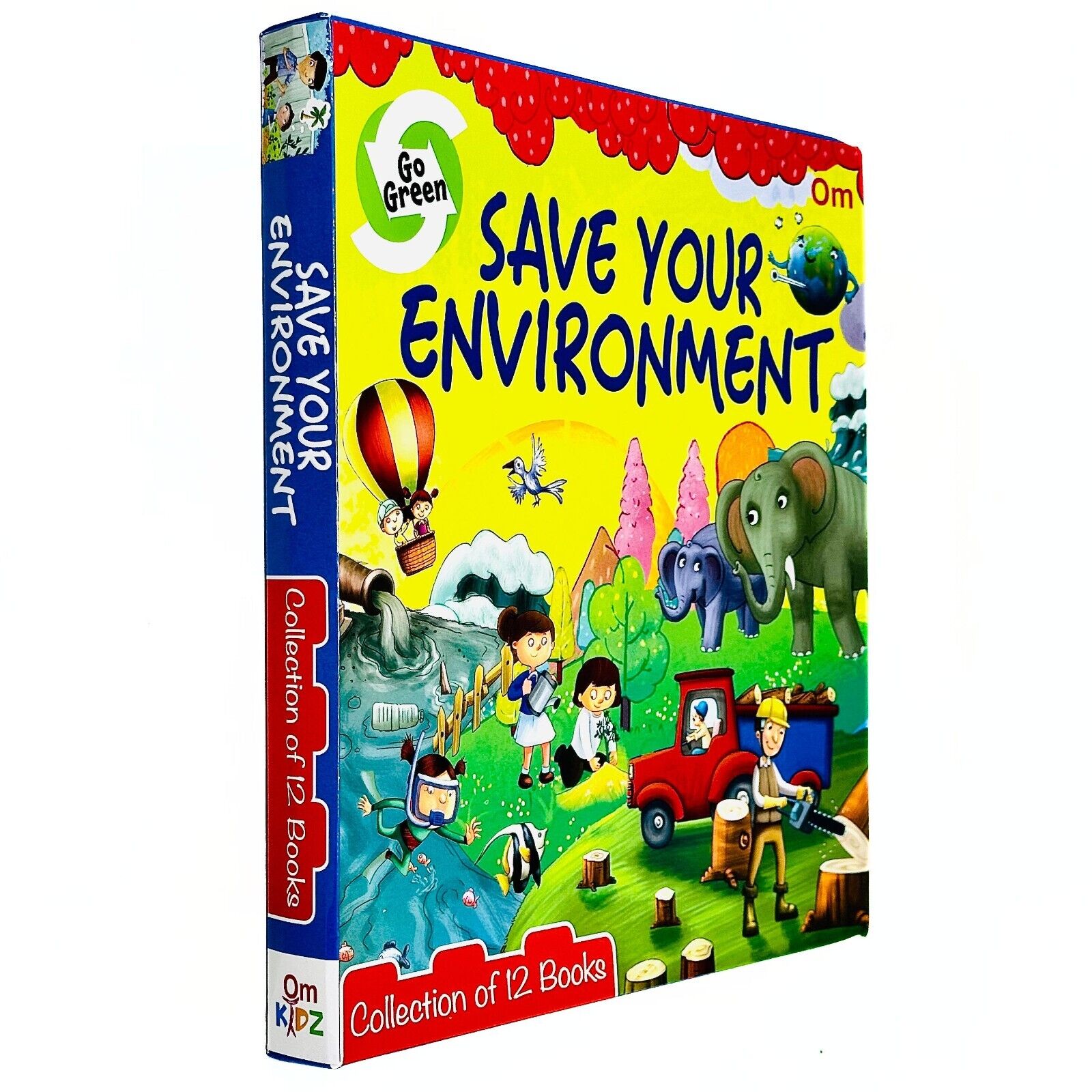 Save Your Environment Collection of 12 Books Set (Climate Change, Waste Management) - Lets Buy Books