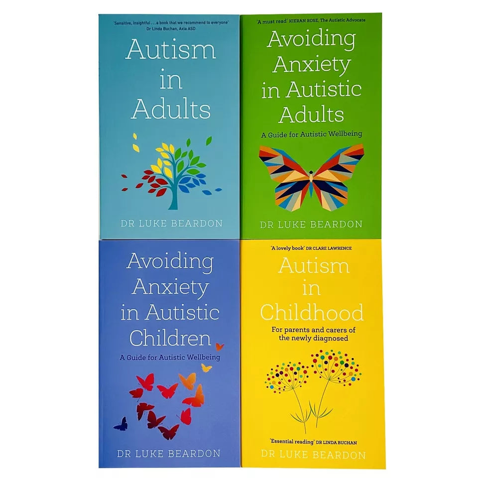 Luke Beardon Collection 4 Books Set (Autism in Adults, Avoiding Anxiety in Autistic Children) - Lets Buy Books