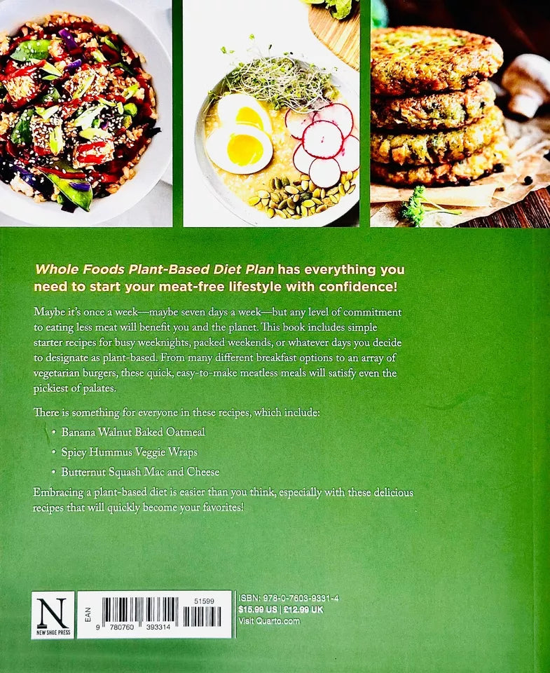 Whole Foods Plant- Based Diet Plan : Fast, Easy, and Delicious Recipes - Lets Buy Books
