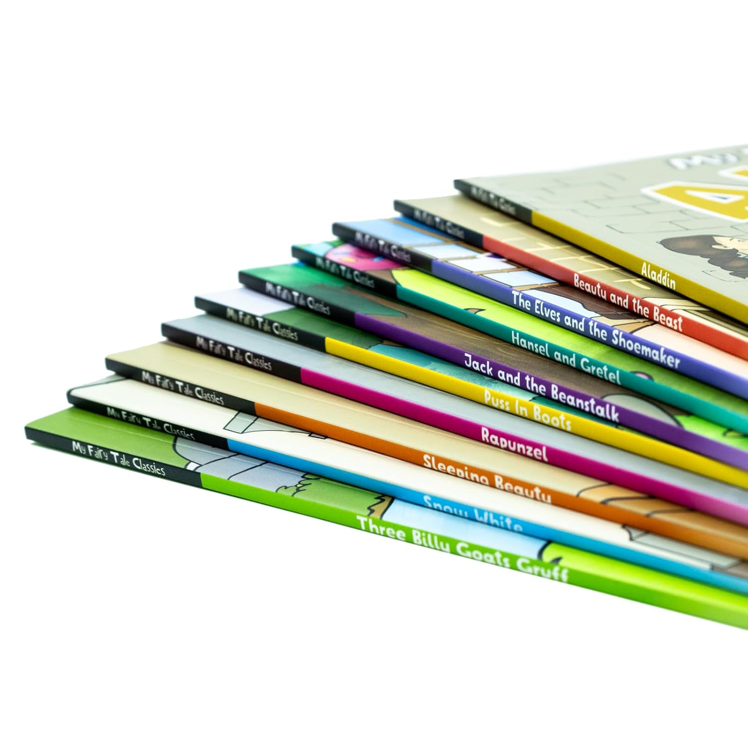 My FairyTale Classic 10 Picture Books Collection Set Aladdin, Beauty and Beast, Puss In Boots - Lets Buy Books