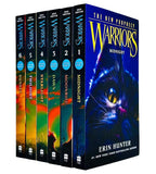 Warrior Cats Series 2: The New Prophecy by Erin Hunter 6 Books Set (Sunset, Twilight, Dawn)