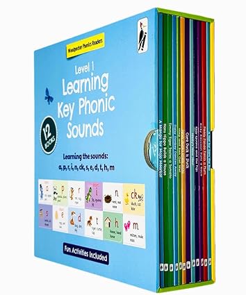 My First Phonic Sounds 12 Books Collection Box Set with Included Fun Activities - Lets Buy Books