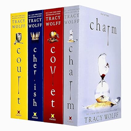 Crave Series 4 Books Collection Set By Tracy Wolff (Charm, Covet, Cherish & Court) - Lets Buy Books