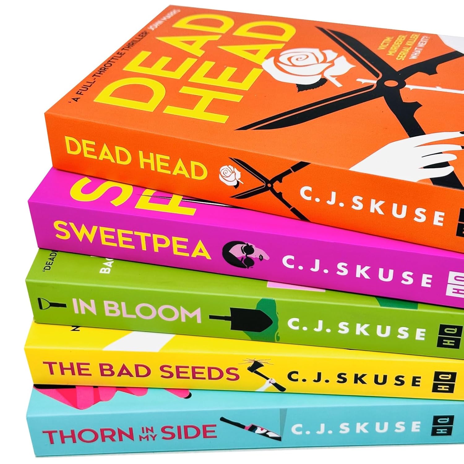 Sweetpea Series 5 Books Collection Set By C. J. Skuse Dead Head, Thorn in my Side, The Bad Seeds - Lets Buy Books