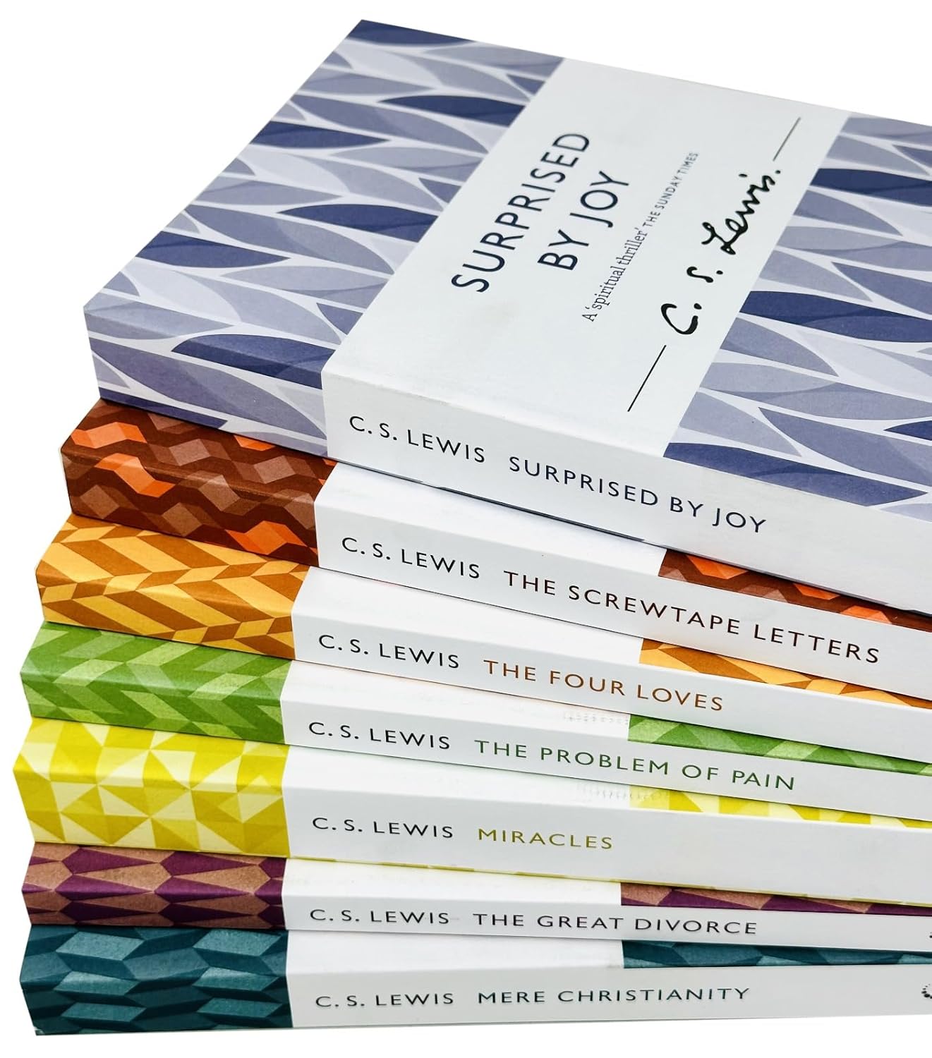 C. S. Lewis Signature Classic Collection 7 Books Set The Four Loves, The Problem of Pain, Miracles - Lets Buy Books