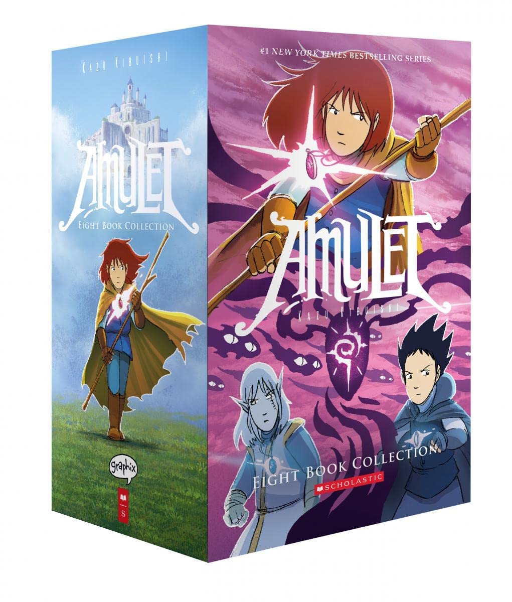 Amulet Box set 1-8 Graphix - Lets Buy Books