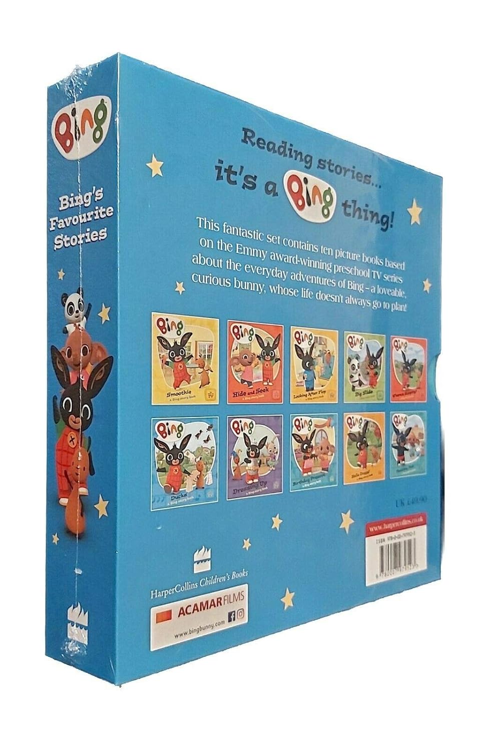 Bing Bunny Box Set 10 Books Favourite Stories Ted Dewan - Lets Buy Books