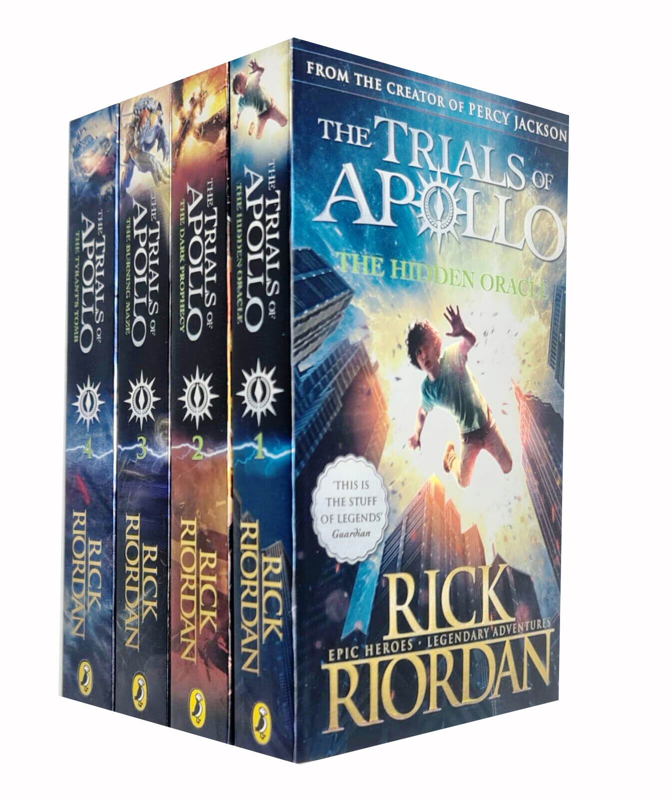 Rick Riordan Collection 10 Books Set Kane Chronicles, Magnus Chase, Trails of Apollo - Lets Buy Books