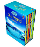 Usborne Beginners Our World 10 Books Box Collection Set (Weather, Antactica, Trees) - Lets Buy Books