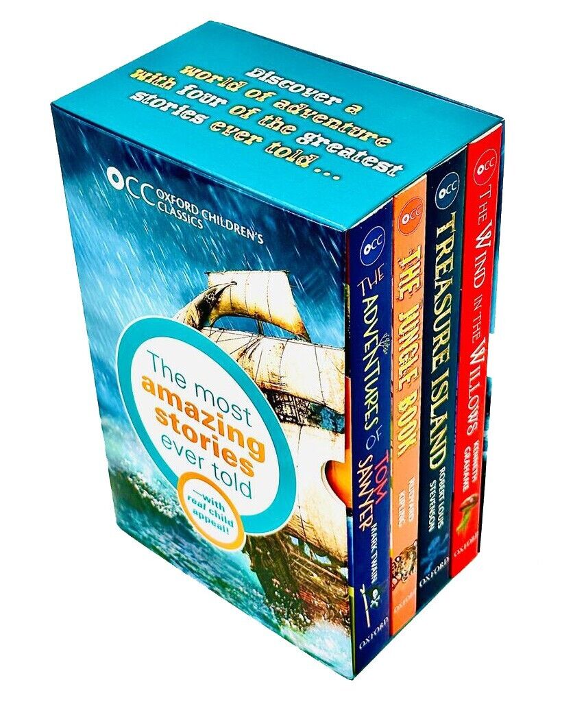 Oxford Children's Classics World of Adventure Box Set by Robert Louis Stevenson - Lets Buy Books