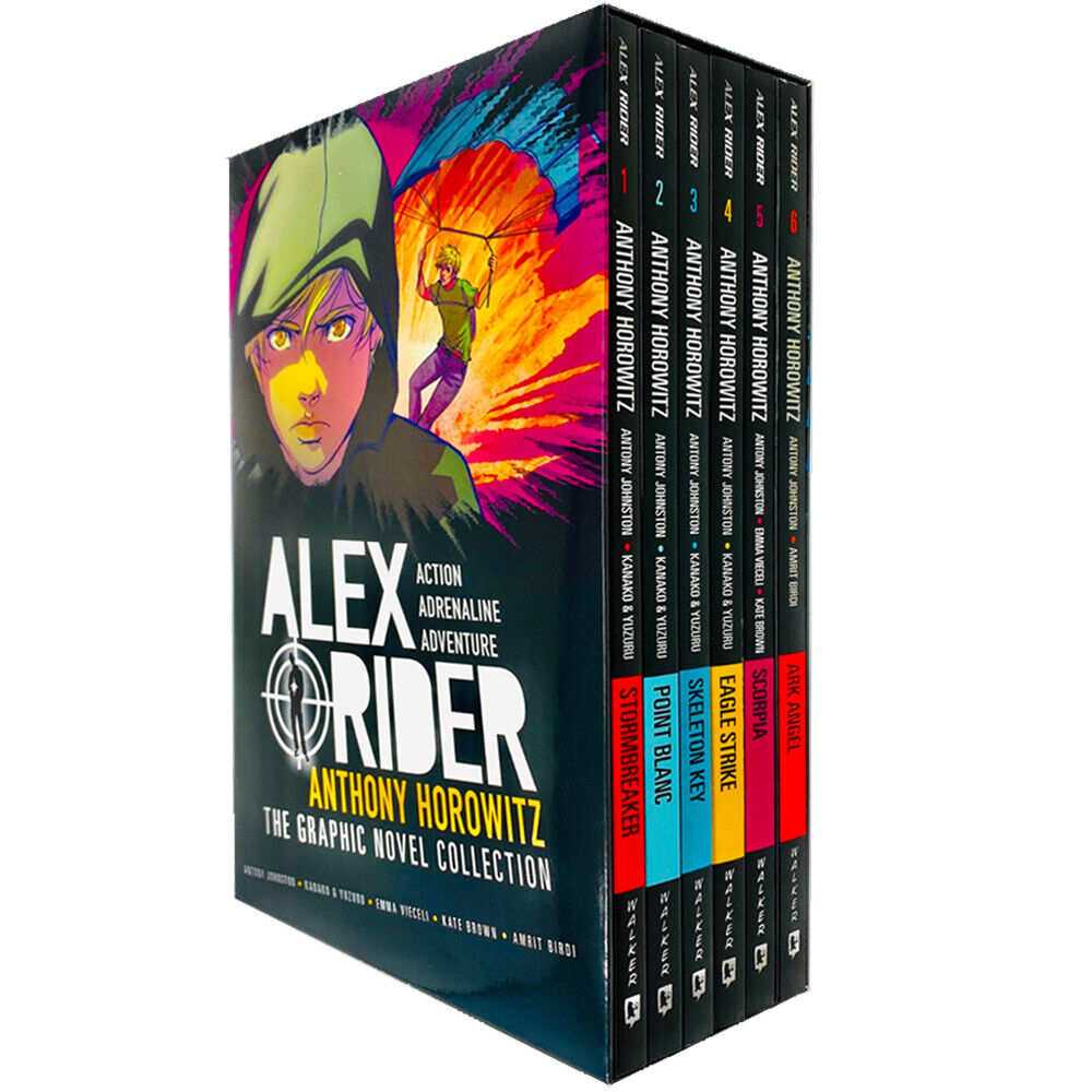 Alex Rider The Graphic Novel Collection 6 Books Box Set by Anthony Horowitz Paperback - Lets Buy Books