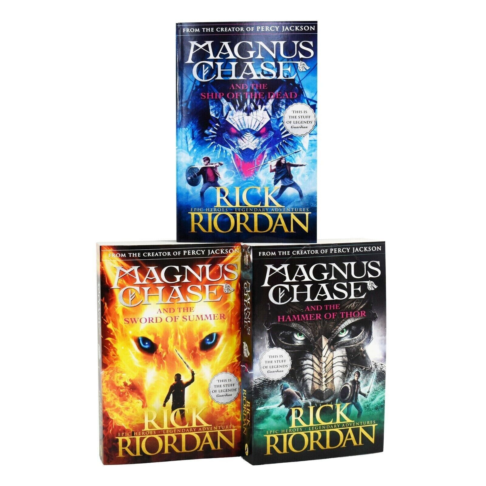 Magnus Chase and the Gods of Asgard Series Collection 3 Books Set By Rick Riordan - Lets Buy Books