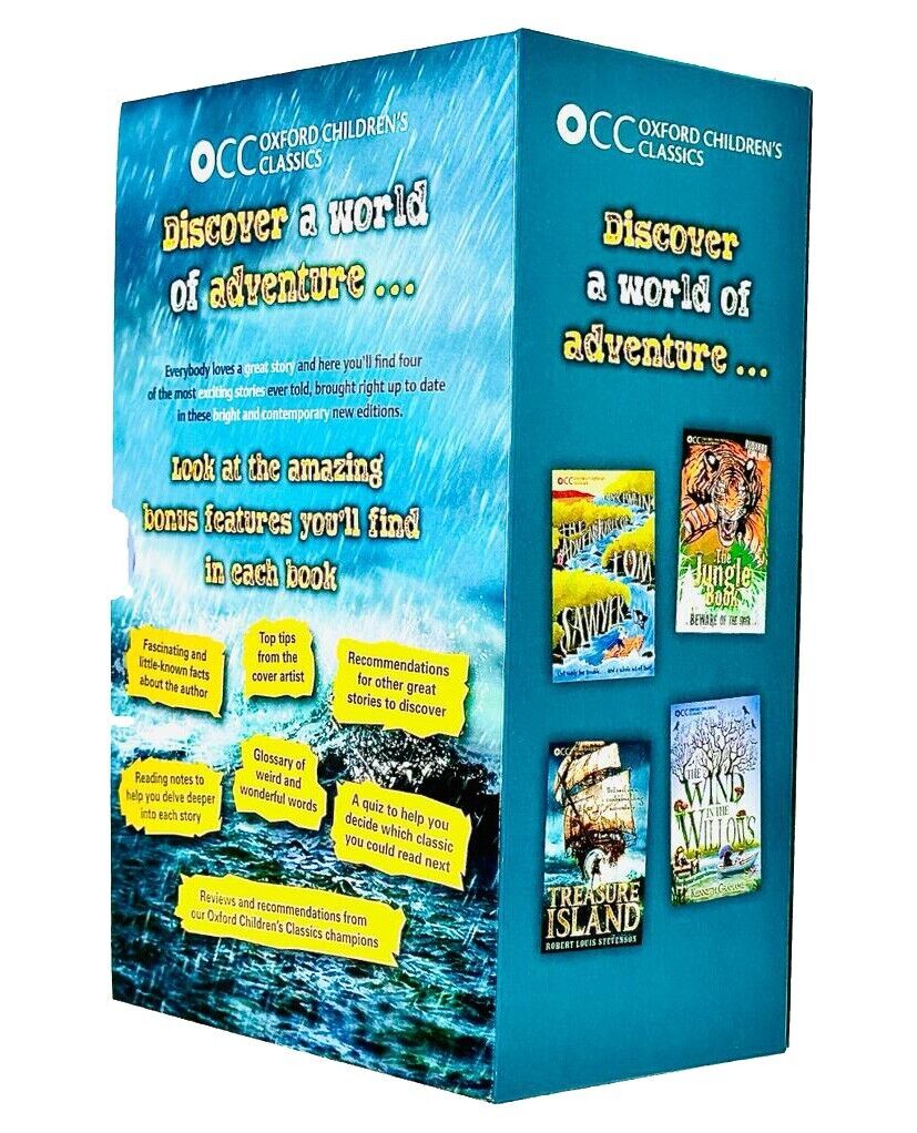 Oxford Children's Classics World of Adventure Box Set by Robert Louis Stevenson - Lets Buy Books