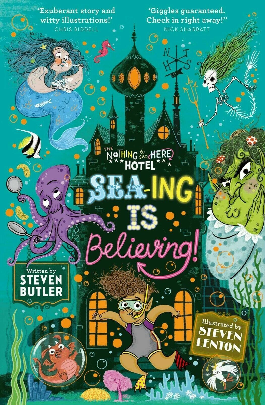 Nothing to see Here Hotel Book Series 3 Books Collection Set By Steven Butler - Lets Buy Books