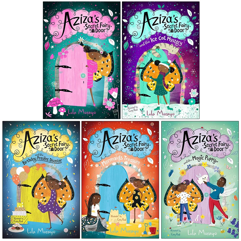 Aziza's Secret Fairy Door by Lola Morayo 5 Books Set - Ages 5+ - Paperback - Lets Buy Books