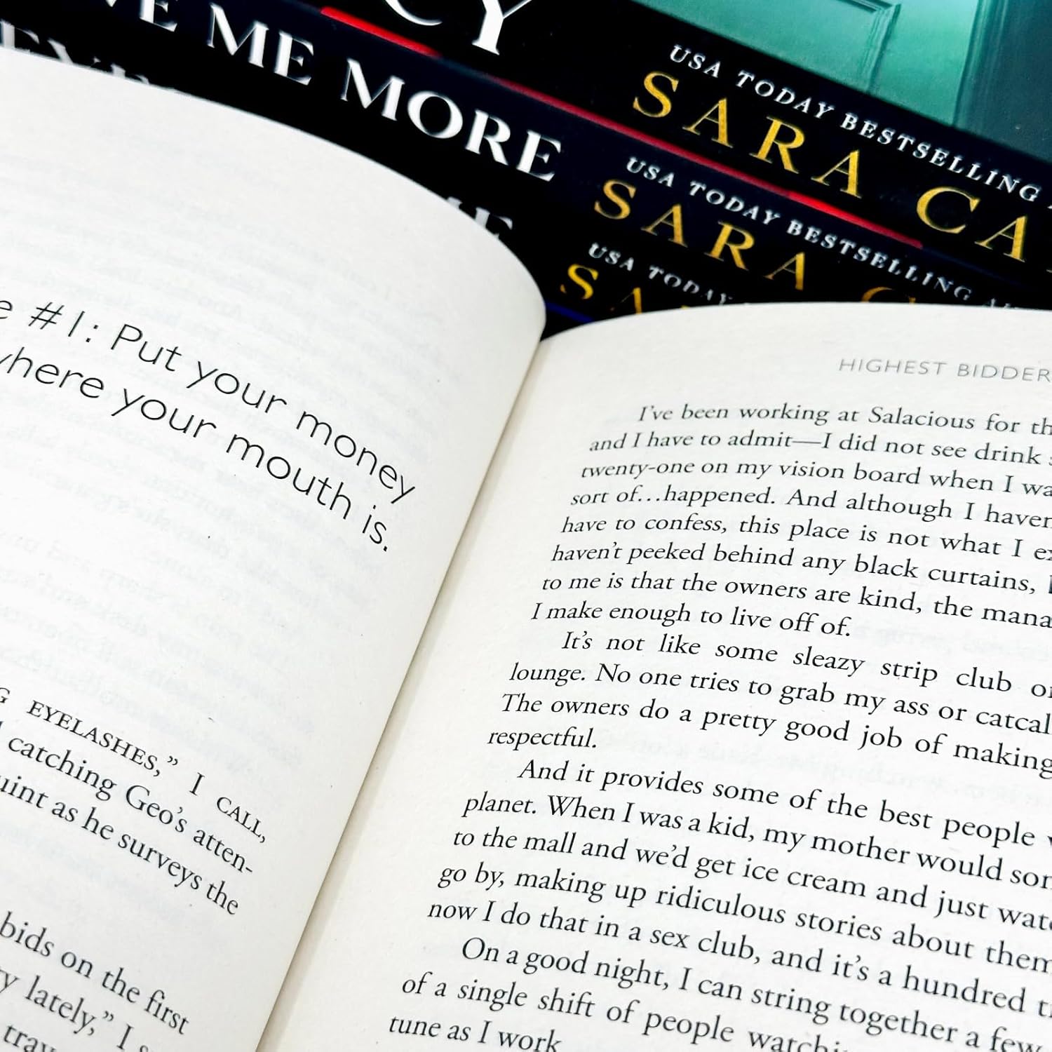 Salacious Players Club Series 5 Books Collection Set by Sara Cate (Praise, Eyes on Me, Give Me More, Mercy & Highest Bidder) - Lets Buy Books