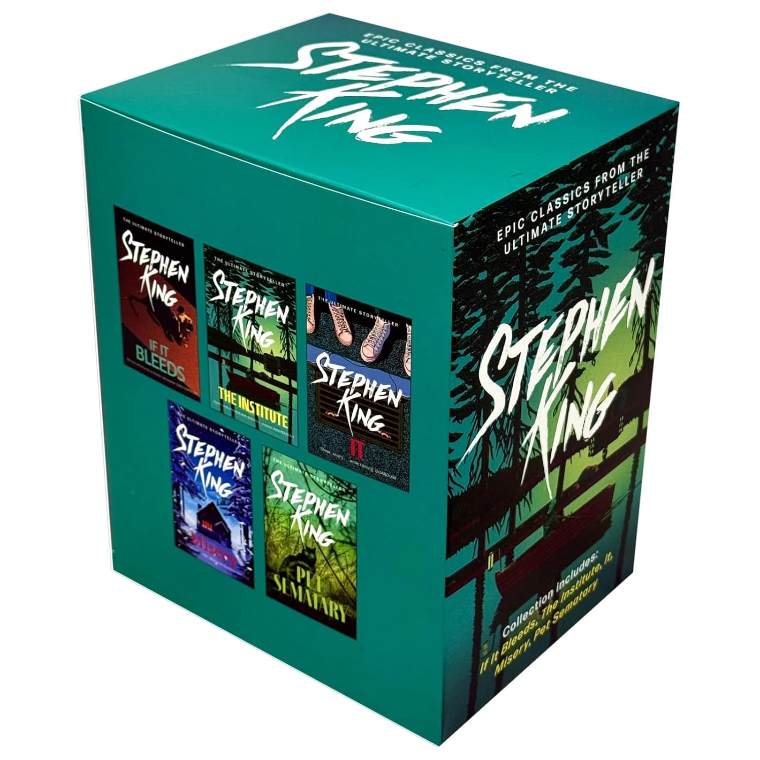 Stephen King Classic Collection 5 Books Box Set (If It Bleeds, The Institute) - Lets Buy Books