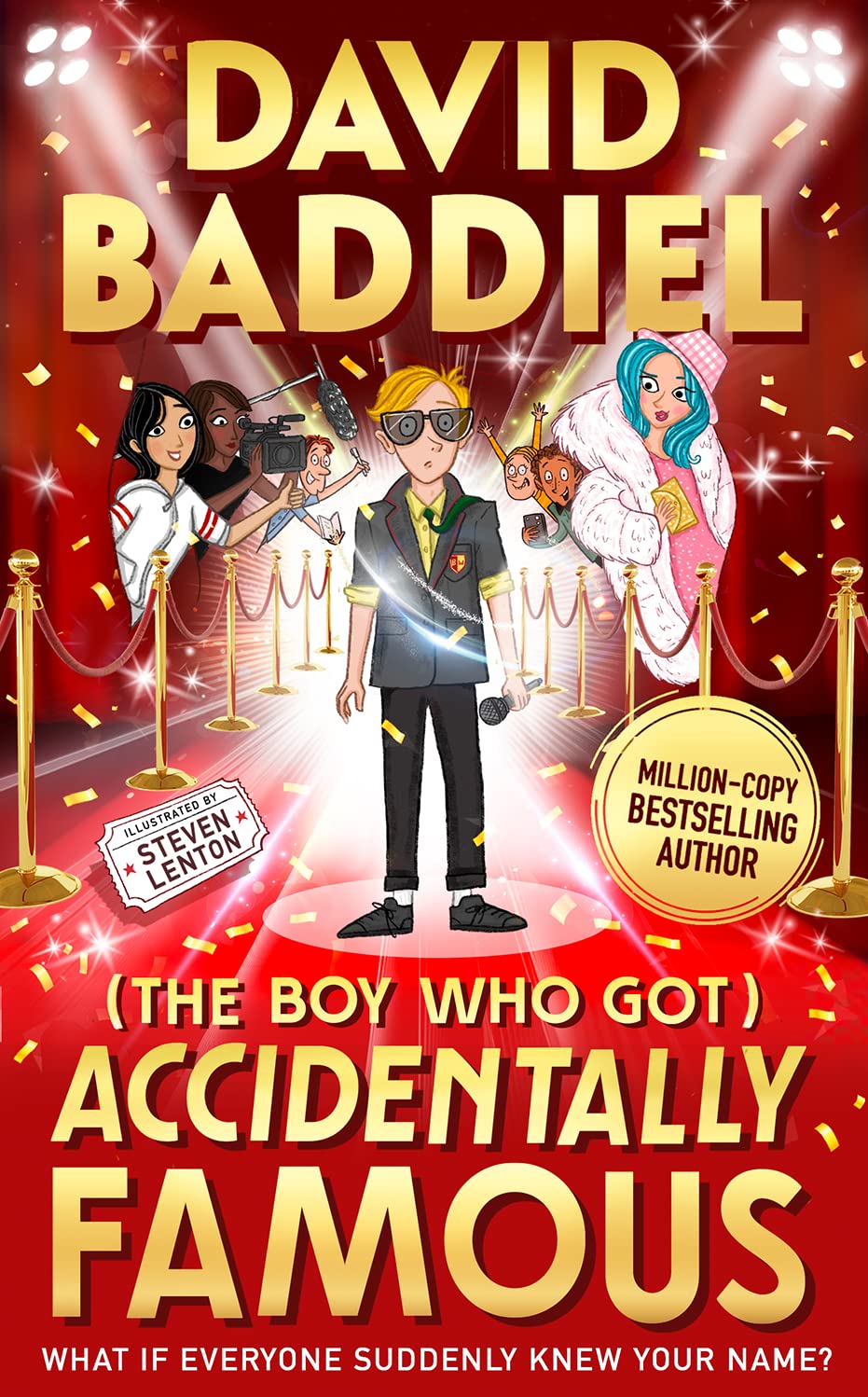 The Boy Who Got Accidentally Famous by David Baddiel - Ages 8–13 - Hardback - Lets Buy Books