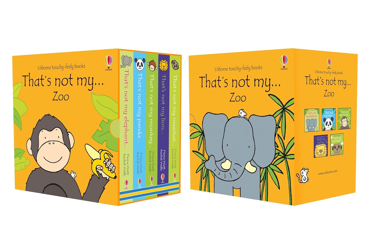 Usborne Thats not my Zoo Collection 5 Books Box Set Elephant, Panda, Meerkat by Usborne Publishing Ltd