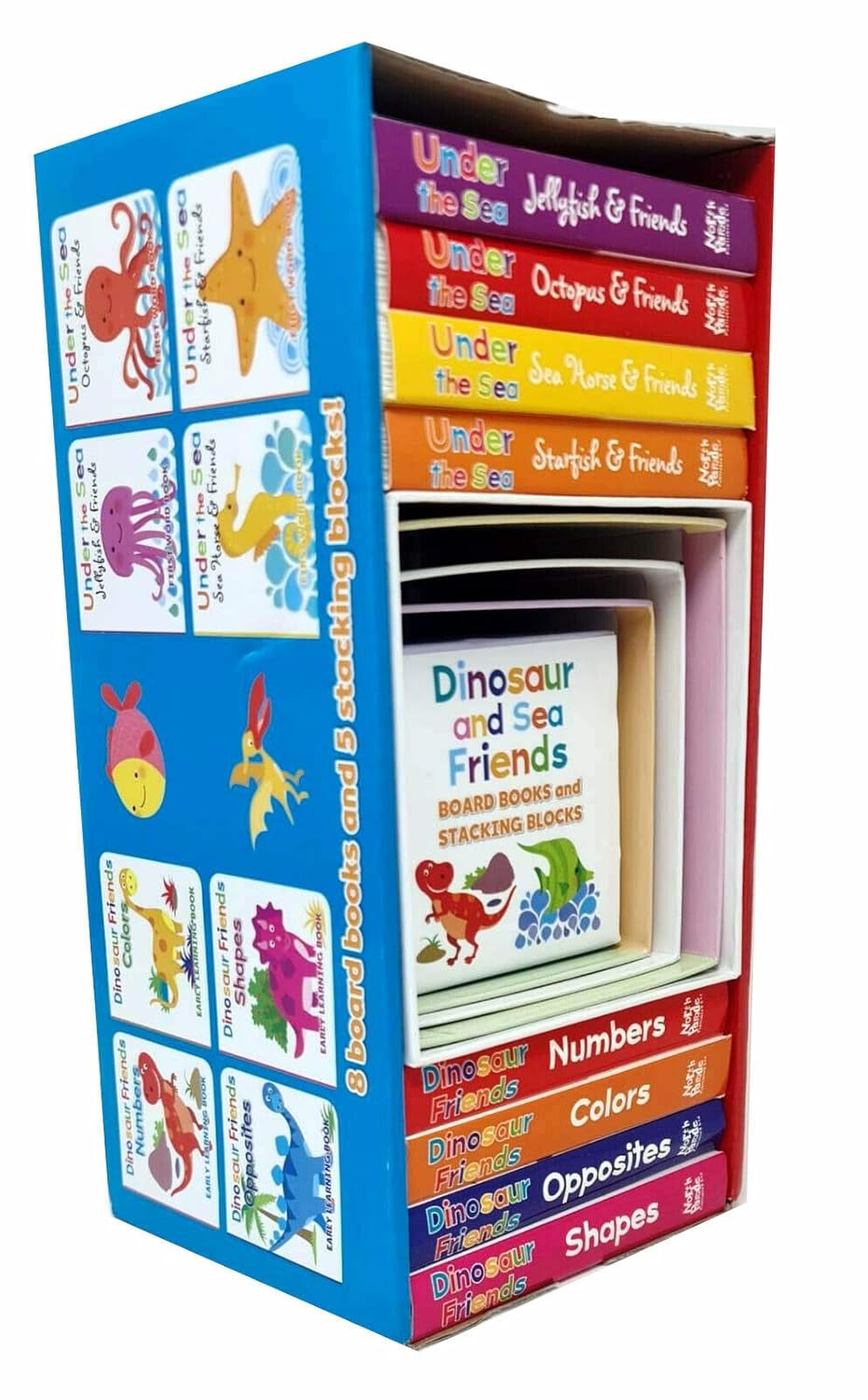 Dinosaur And Sea Friends 8 Books Collection Set - Ages 0–5 - Lets Buy Books