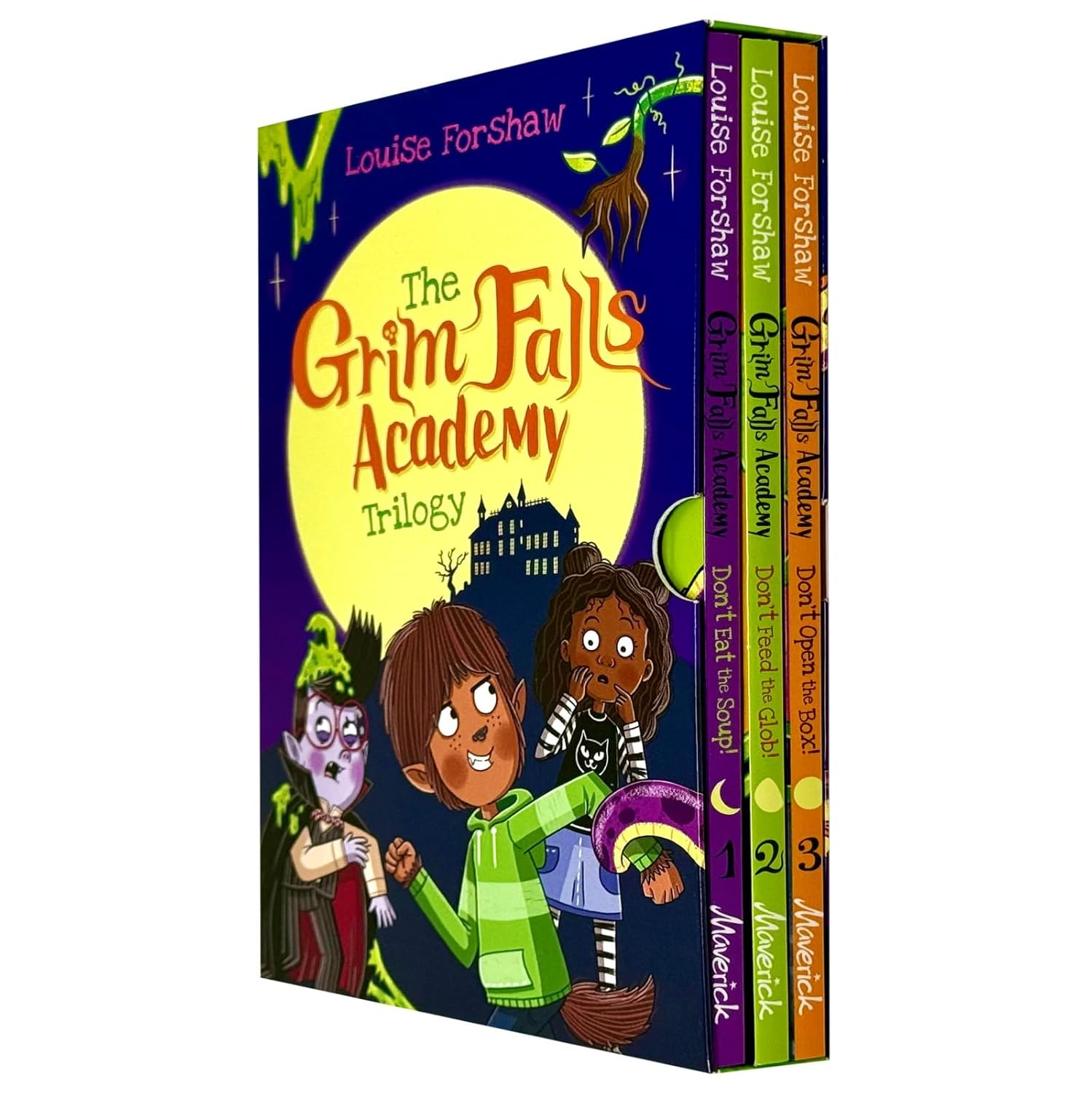 Grim Falls Academy by Louise Forshaw 3 Books Box Set - Fiction - Paperback - Lets Buy Books