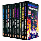 An Official Minecraft Novels 10 Books Collection Set (Shipwreck, Voyage, Crash, Island)