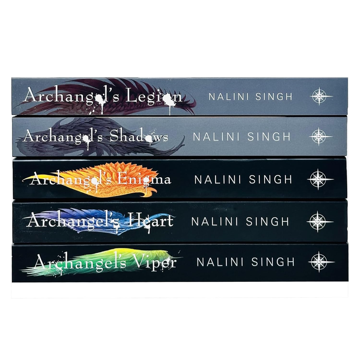 Guild Hunter Series 6-10: 5 Books Collection Set By Nalini Singh (Archangel's Legion, Archangel's Shadows, Archangel's Enigma, Archangel's Heart & Archangel's Viper) - Lets Buy Books
