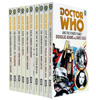 Doctor Who: Target Collection 10 Books Set (Pirate Planet, City of Death, Crimson Horror) - Lets Buy Books