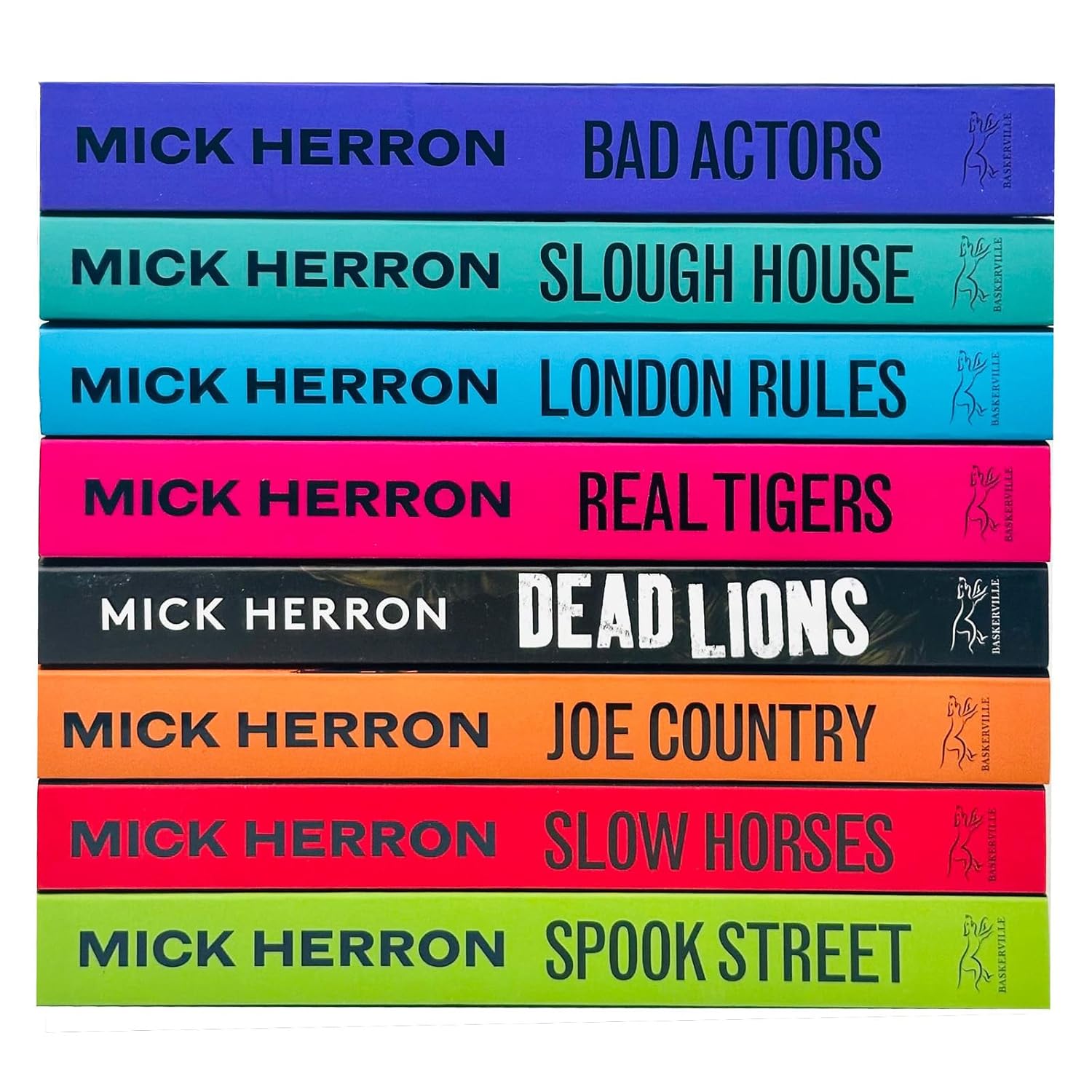 Slough House Thriller Series 8 Books Collection Set By Mick Herron Joe Country, Slough House, Real Tiger - Lets Buy Books