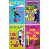 Romancing the Clarksons Series Books 1-4 Collection Set by Tessa Bailey Too Hot to Handle - Lets Buy Books