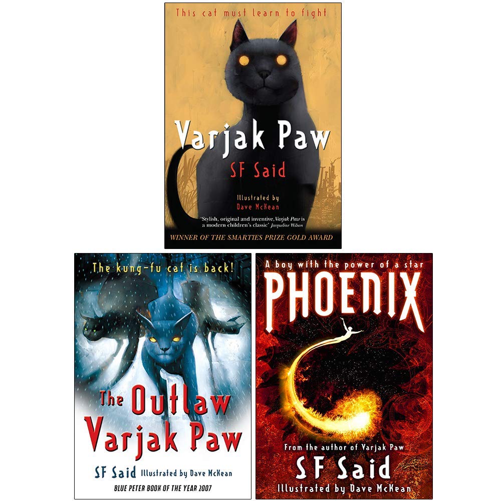 SF Said Collection 3 Books Set (Varjak Paw, The Outlaw Varjak Paw, Phoenix) - Lets Buy Books