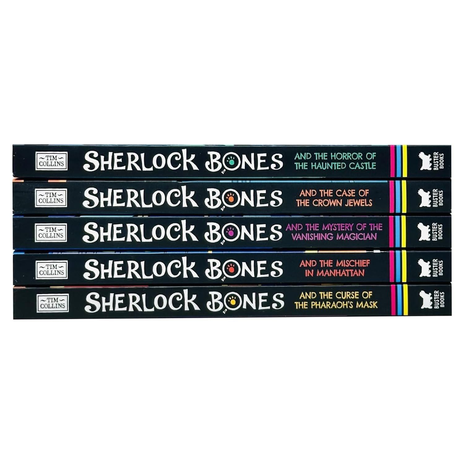 Adventures of Sherlock Bones by Tim Collins 5 Books Set - Fiction - Paperback - Lets Buy Books