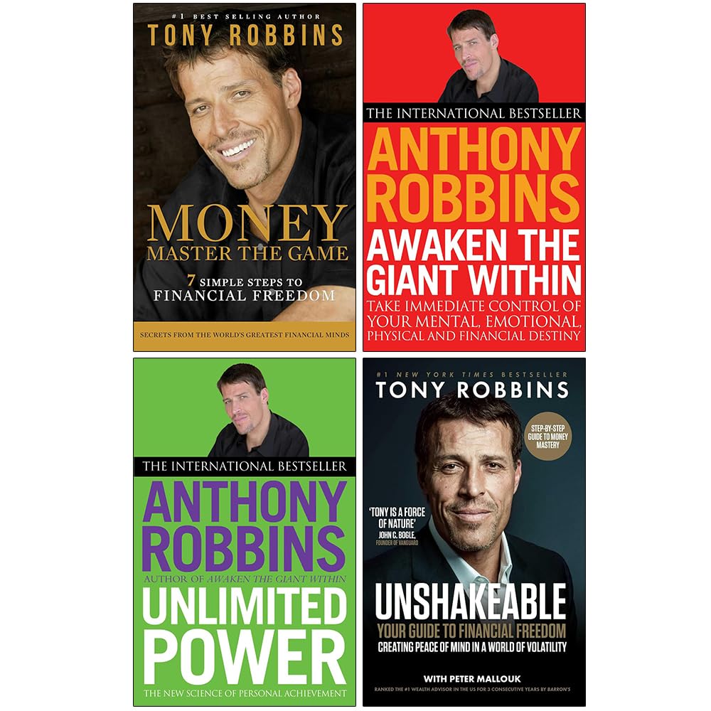 Tony Robbins 4 Books Collection Set - Non Fiction - Paperback - Lets Buy Books