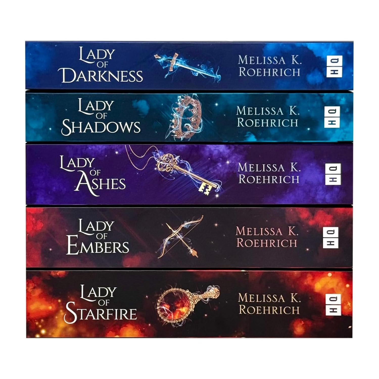 Lady of Darkness Series by Melissa K. Roehrich 5 Books Set - Fiction - Paperback - Lets Buy Books