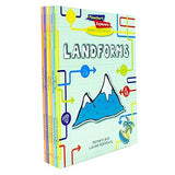 Flowchart Explorers Earth Science STEM 6 Geography Science Books Set Landforms - Lets Buy Books