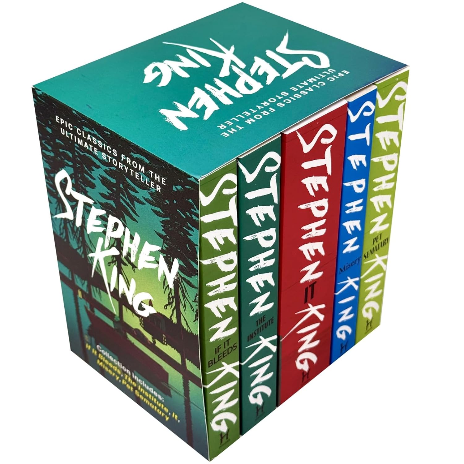 Stephen King Classic Collection 5 Books Box Set (If It Bleeds, The Institute) - Lets Buy Books