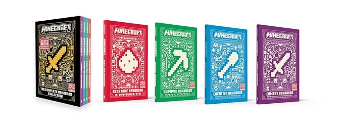 Minecraft: The Complete Handbook Collection 4 Books Set by Mojang AB latest updated - Lets Buy Books