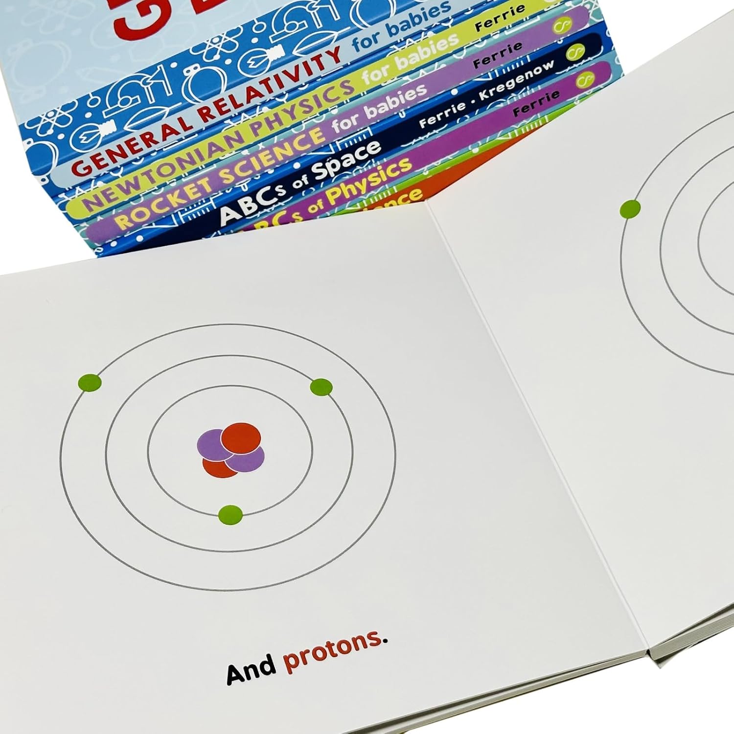 Baby University Collection 8 Books Set By Chris Ferrie General Relativity, Newtonian Physics, Quantum Physics - Lets Buy Books