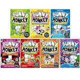 Bunny vs Monkey 7 Books Collection Set By Jamie Smart (League of Doom!, Machine Mayhem) - Lets Buy Books