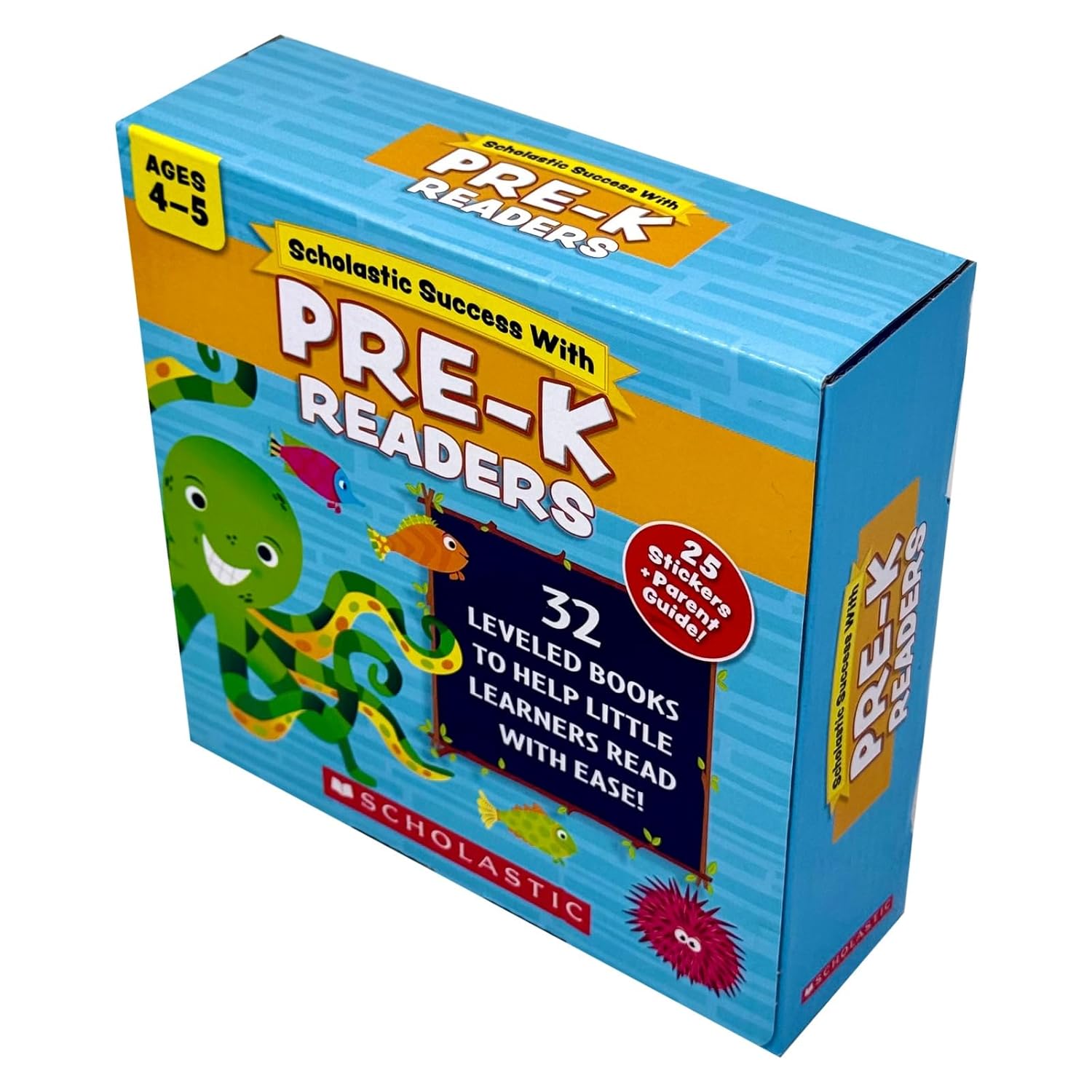 Pre-K Readers 32 Books Collection Box Set - Ages 4–5 - Paperback - Lets Buy Books